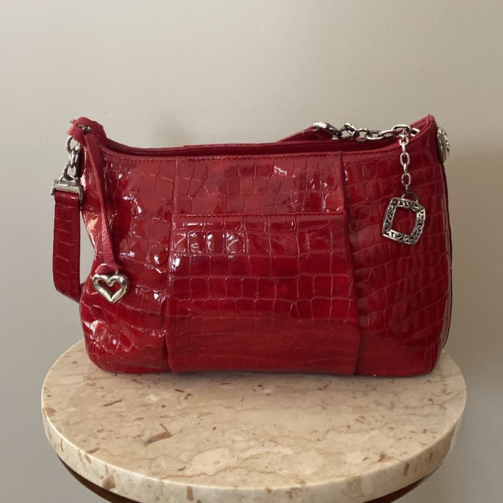 Brighton Red Patent Leather Handbag